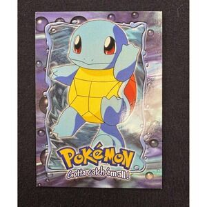 Topps Vintage Pokemon Card Squirtle Gotta Catch Em‎ All Collectible Holo Art